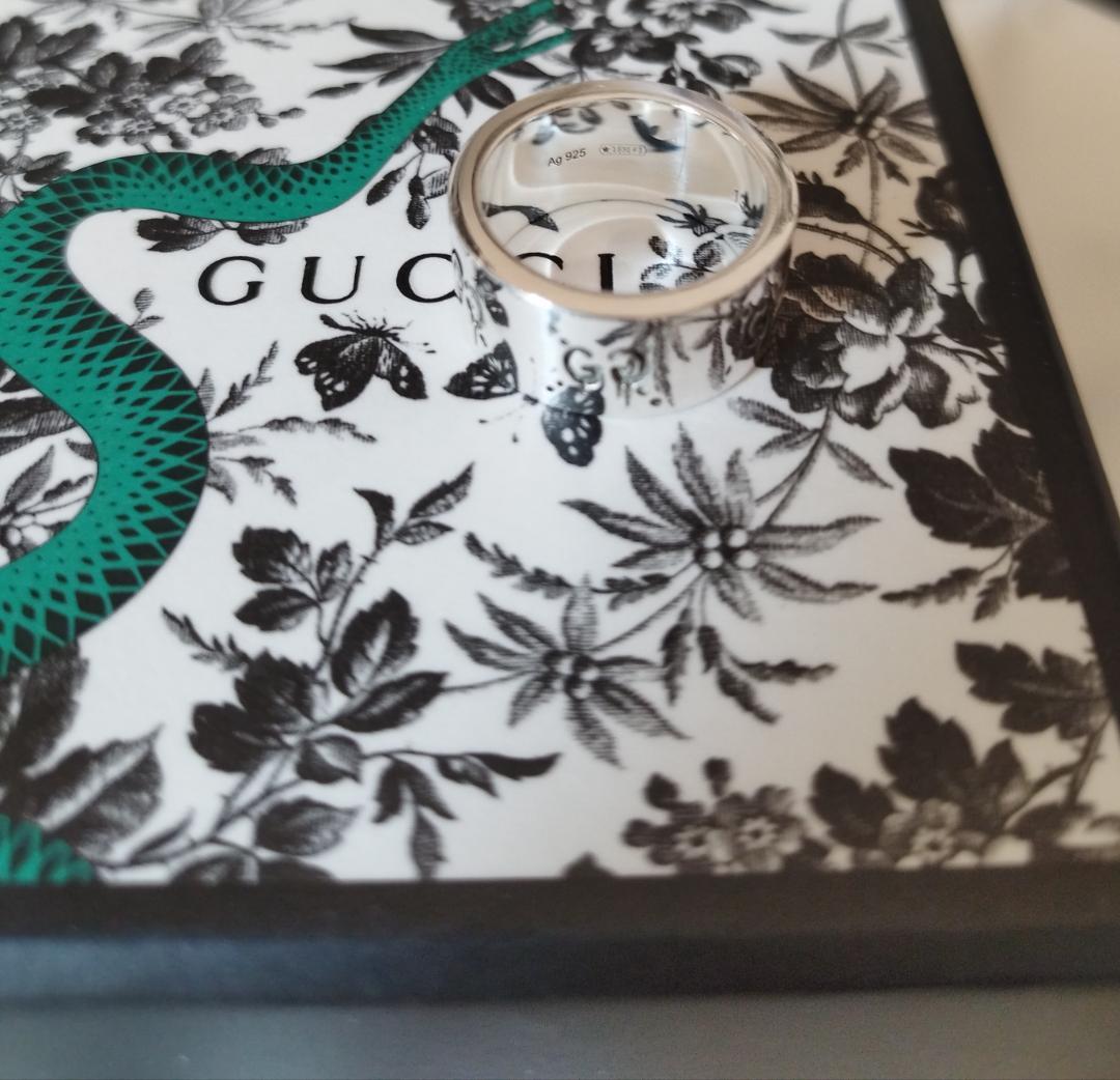 グッチ ゴーストリング 13号( 日本size11.5号) ピンキー 美品 - メルカリ