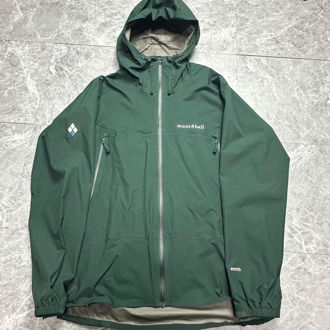 モンベル　ゴアテックス　レイントレッカー　グリーン　マウンテンパーカー　L 希少 レイントレッカー ジャケット Men's | Montbell Japan