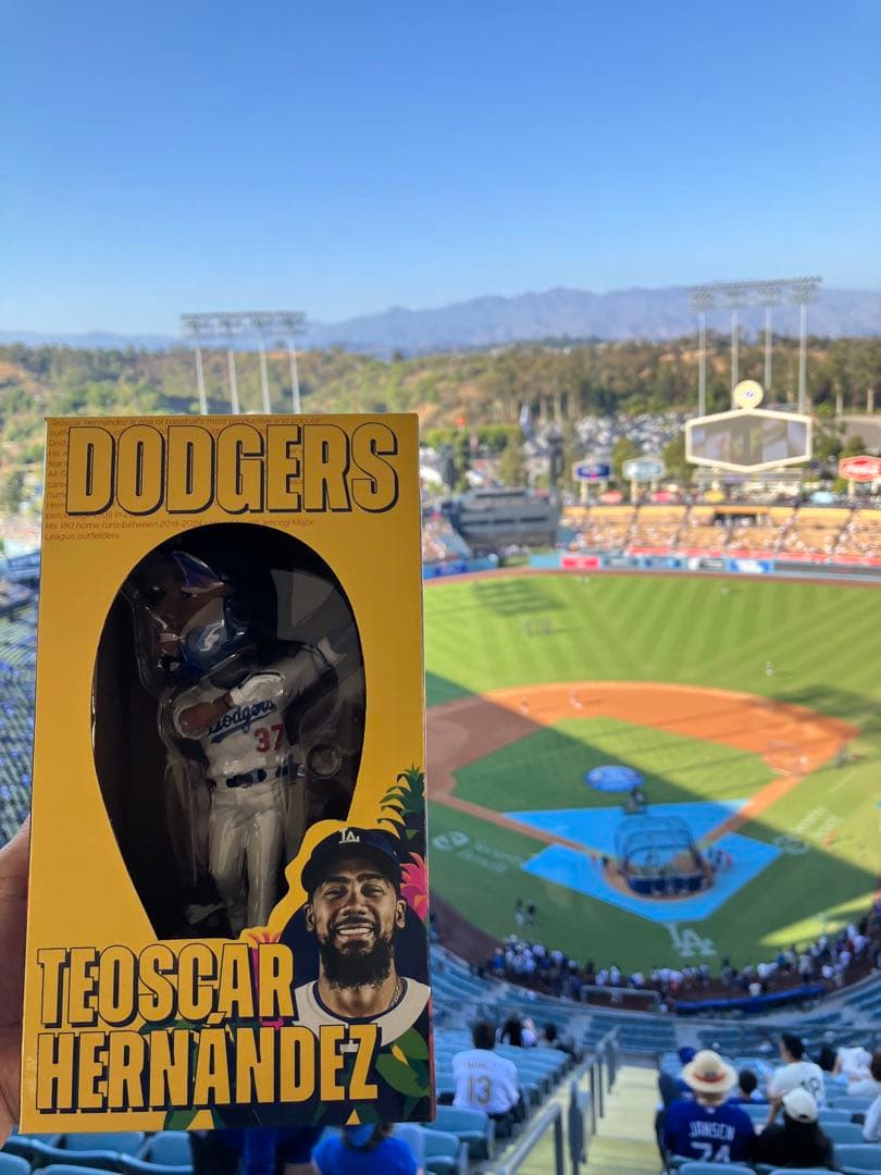title ドジャース テオスカー・ヘルナンデス フィギュア 2025年 7/23配布