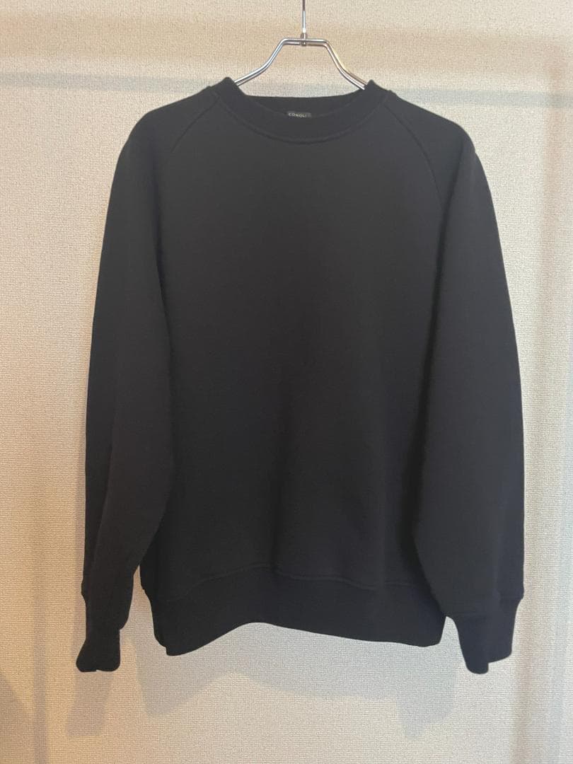 COMOLI 26SS コットン裏毛 クルーネック サイズ2 COMOLI 26SS コットン裏毛 クルーネック 2 BLACK 新品未使用 - メルカリ