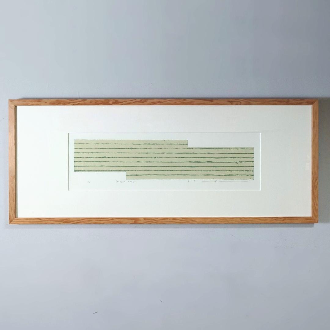 黒木周「Striped Steps」クロスグラフ？2007年 IDEE取扱版画家 黒木周｜IDEE SHOP Online