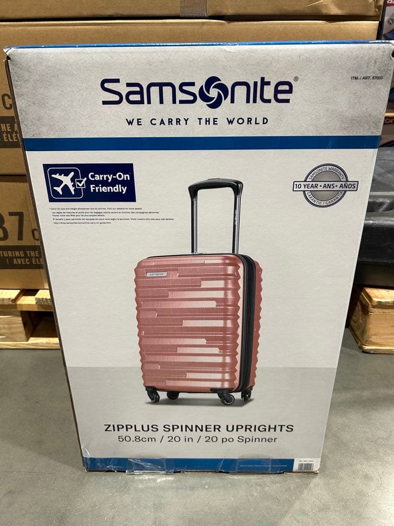 新品未開封　Samsonite サムソナイト　ジッププラス　スーツケース　ピンク 楽天市場】サイズサムソナイト ジッププラス スーツケース 機内
