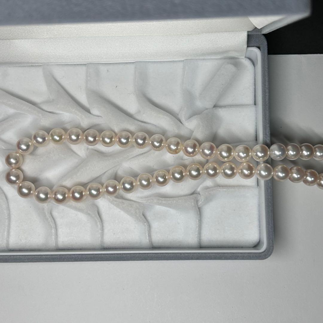 照り良 あこや 8.43mm 43g SILVER刻印 42.5cm レディース