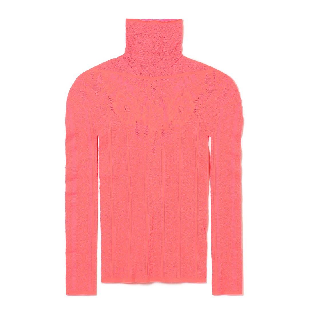 チャコット ノーソーイングニット ピンク 長袖 新品 タートルネック