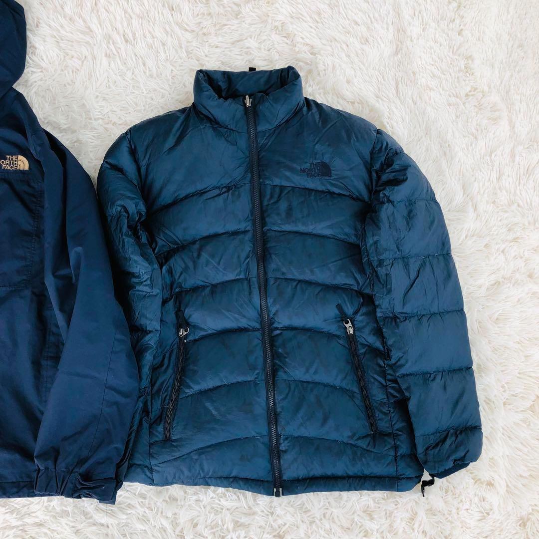 ノースフェイスゼウストリクライメイトジャケットネイビー紺色