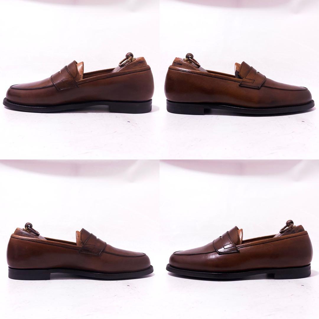 664.CROCKETT&JONES GRANTHAM2 ローファー 7.5E