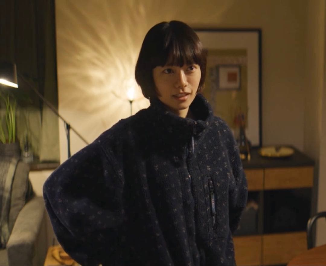 杉咲花着用 冬のなんかさ、春のなんかね L.L.Bean バーズアイ フリース