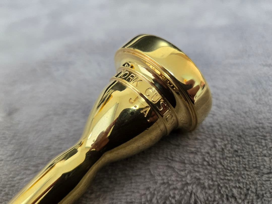 ストーク JA トロンボーン マウスピース 太管 金メッキ - メルカリ