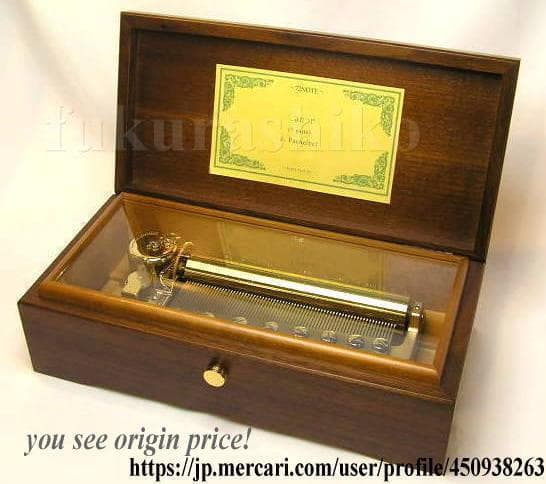 新品72弁 パッヘルベル ♪カノン（３パーツ）オルゴール720オルフェウス 2026年最新】Yahoo!オークション -オルゴール カノンの中古品・新品