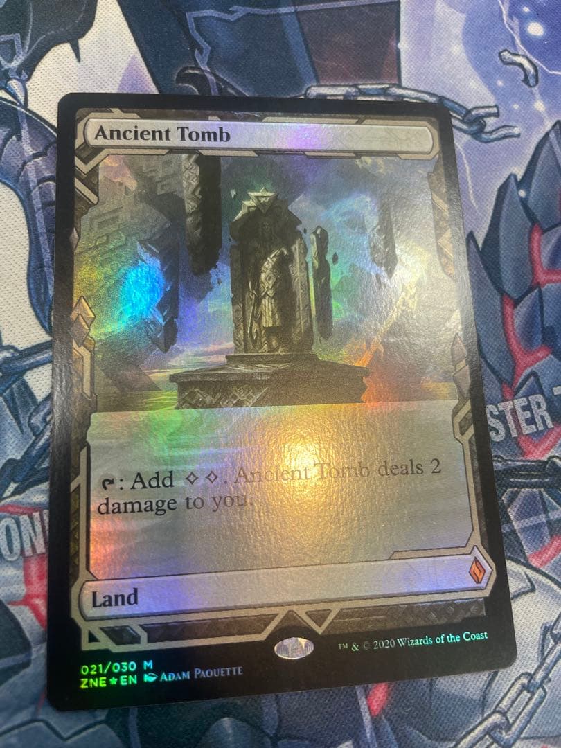 古えの墳墓　foil ZNE FOIL)(フルアート)古えの墳墓/Ancient Tomb《日本語》【ZNE】