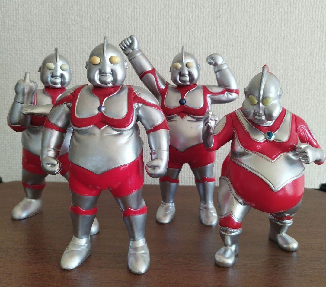 o*i様 4体セット/ぽっちゃり/デブトラマン/特撮/ソフビ 2026年最新】デブトラマンの人気アイテム - メルカリ