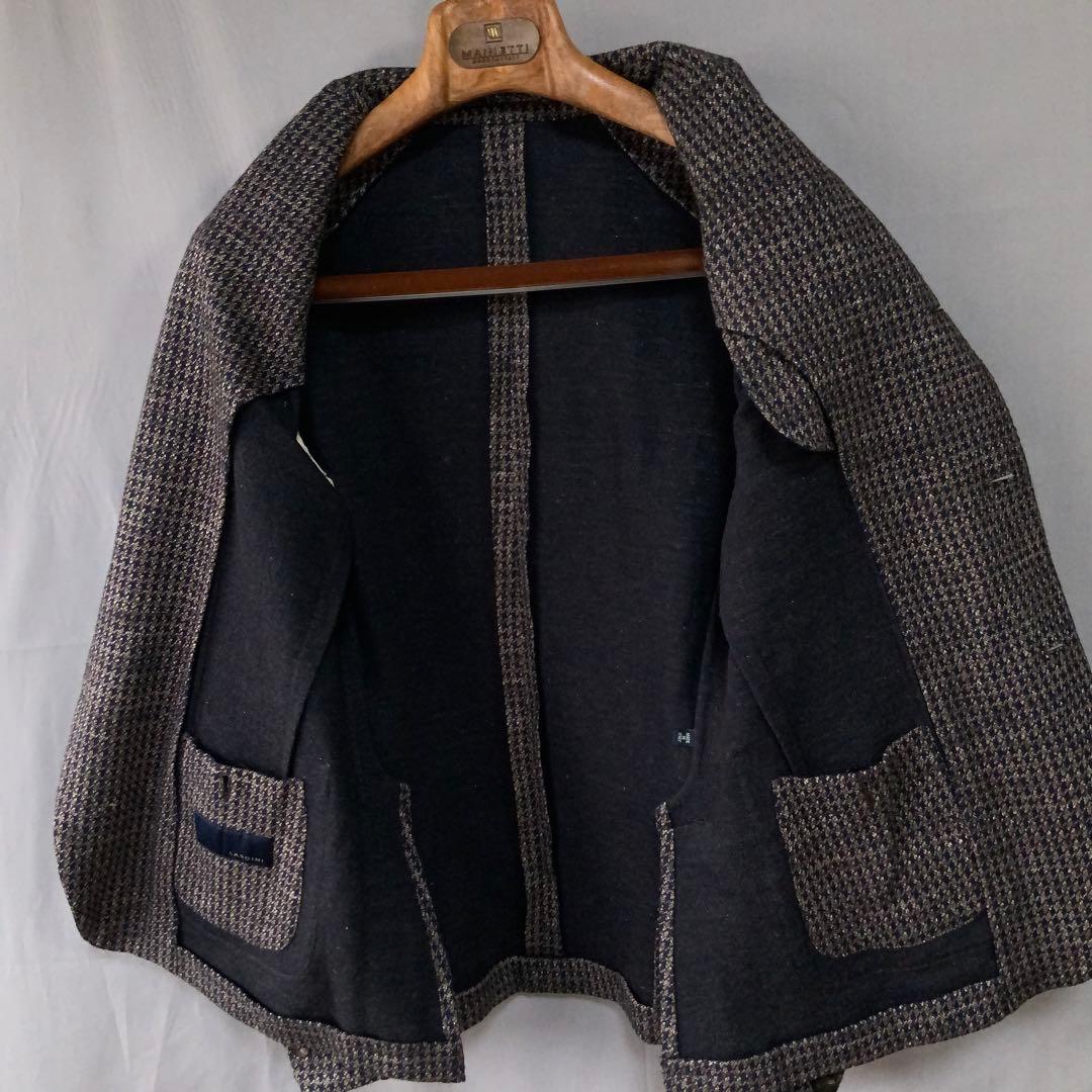 LARDINI ラルディーニ ジャケット ハウンドトゥース 44 伊製 - メルカリ