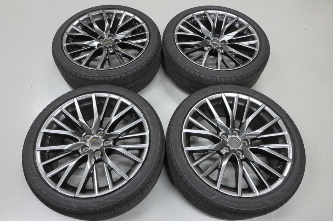 美品バリ山 レクサス RX F 純正 REGNO GRVⅡ 245/40R20 バリ溝 美品】レクサス RX Fスポーツ 純正 20in 8J +30 PCD114.3