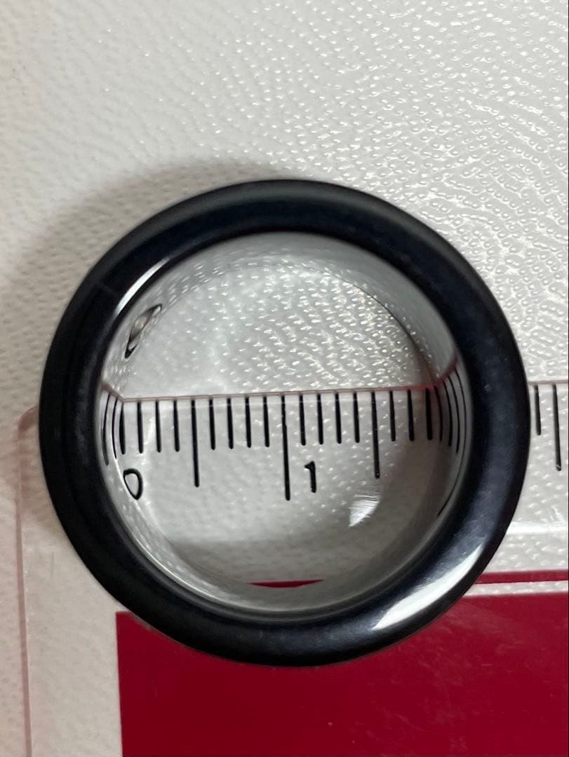 もにょくろ様専用】CHANEL ブラック リング クリスタル装飾 15号