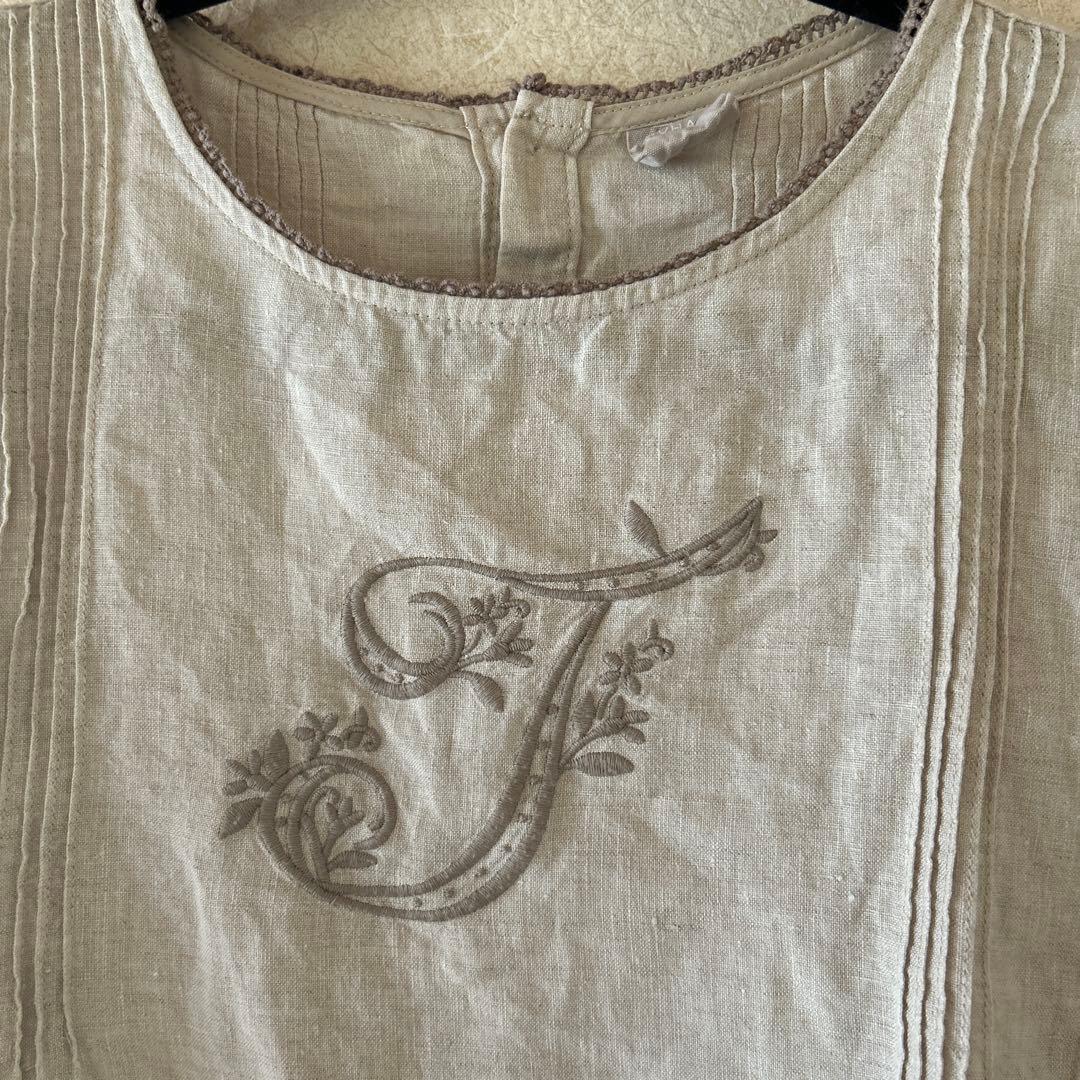 ツハルバイサマンサモスモス モノグラム刺繍ワンピース - メルカリ