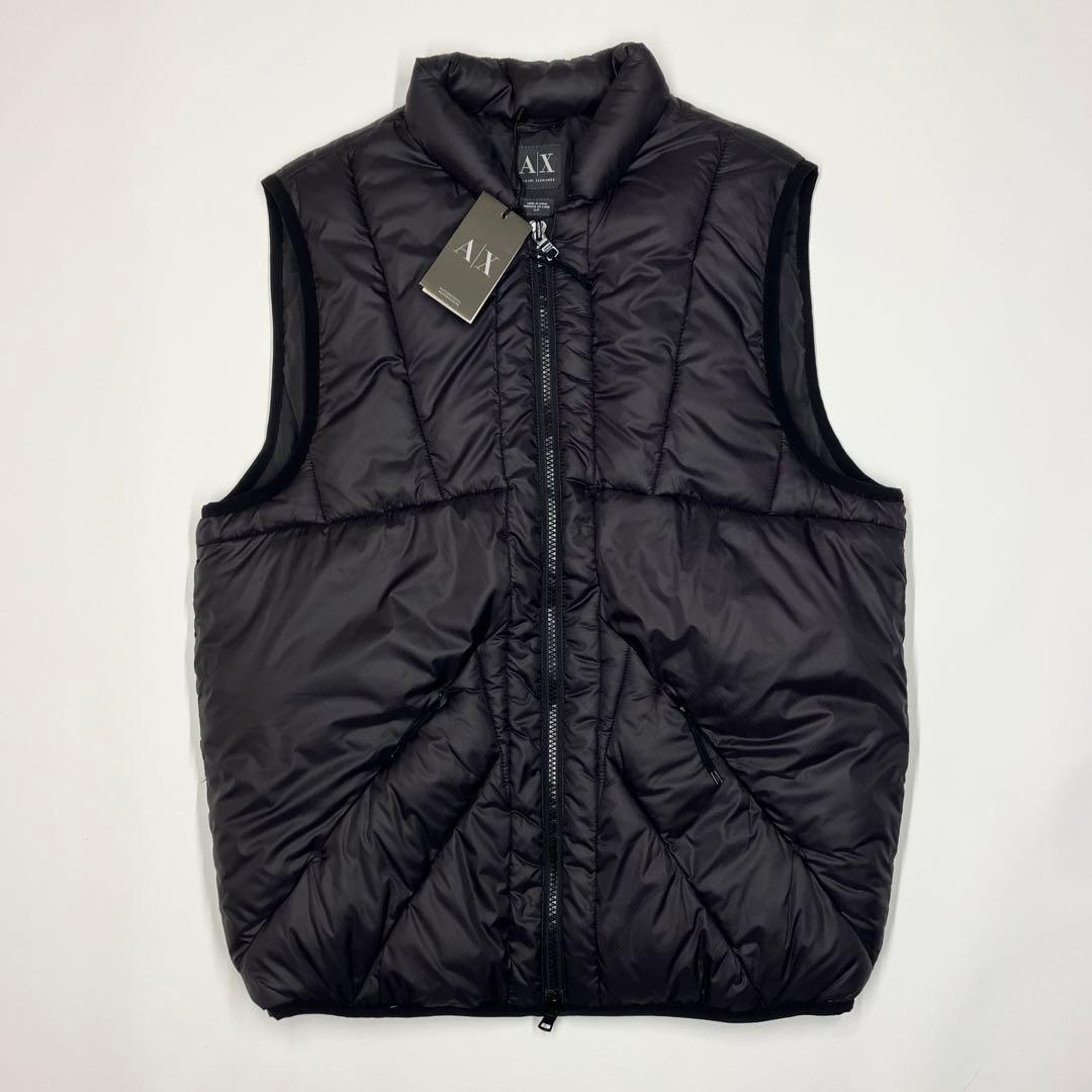 【新品】アルマーニエクスチェンジ キルティング ベスト 中綿 ダウン デザイナー ARMANI EXCHANGE ダウンベスト ベスト 「A|X アルマーニ