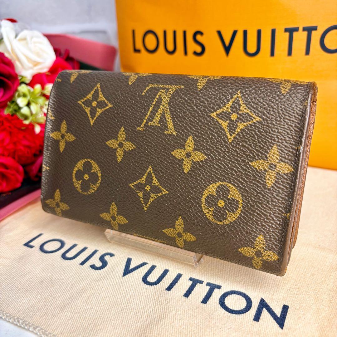 ✨極美品✨️ルイヴィトン モノグラム ポルトモネ ビエ トレゾール 二