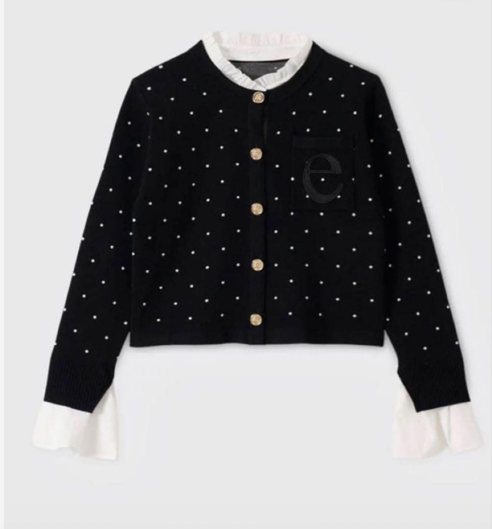 EIMY ISTOIRE Attached collar カーディガン エイミーイストワール EIMY ISTOIRE Attached collar ニット