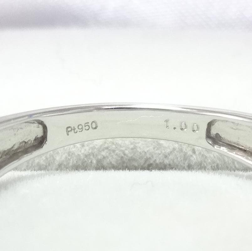 【澤田様】1.00ct　ダイヤモンド　ストレート　ハーフエタニティリングプラチナ