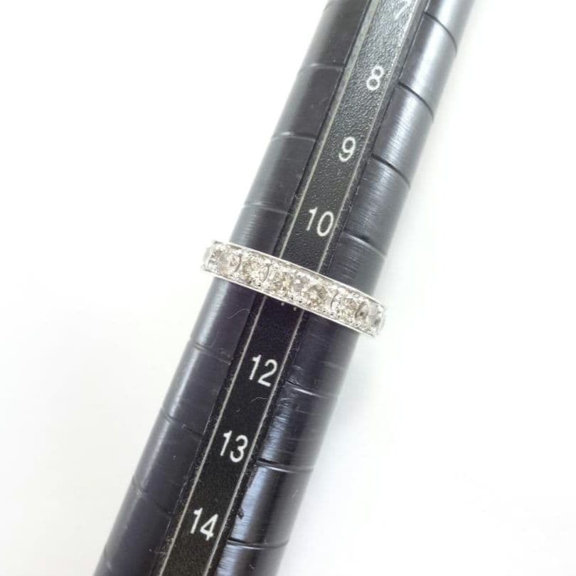 【澤田様】1.00ct　ダイヤモンド　ストレート　ハーフエタニティリングプラチナ