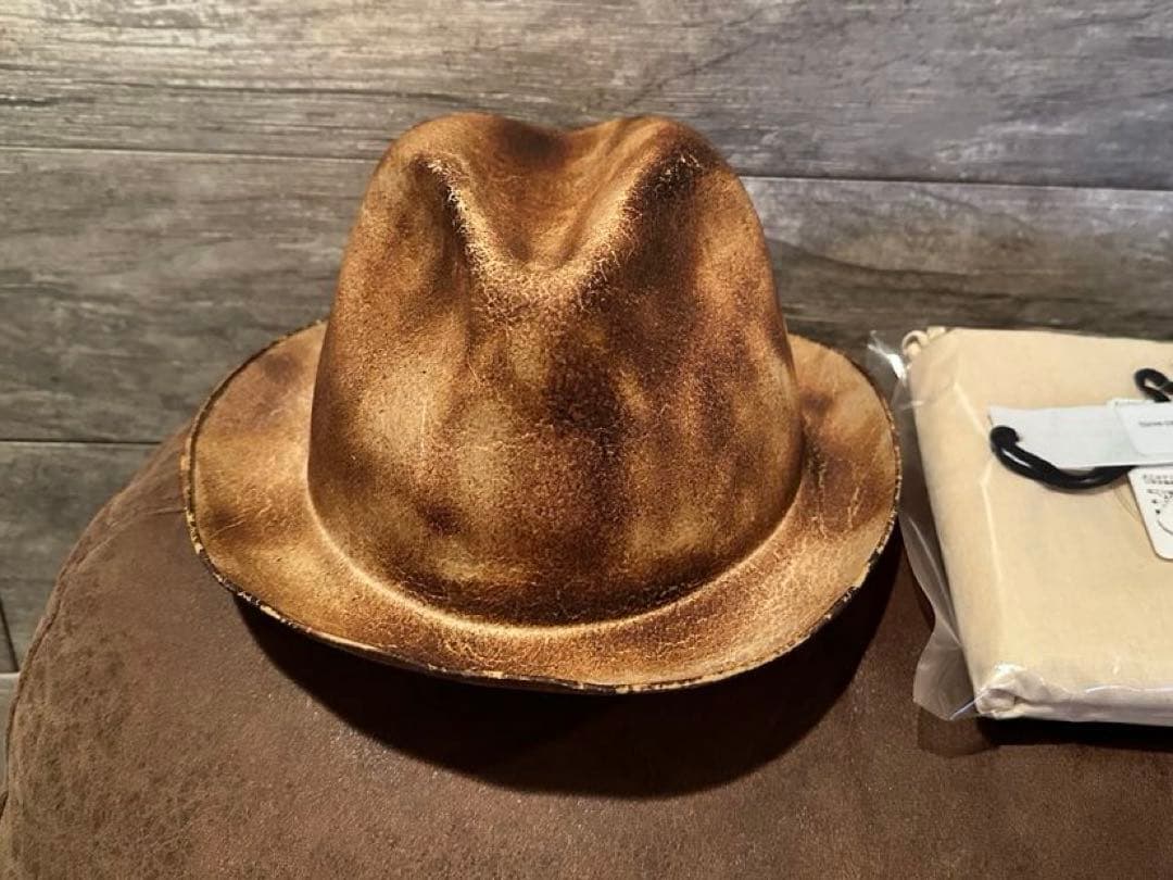 reinhard plank bona burned wax hat 新品未使用 reinhard plank bona burned wax hat 新品未使用 - メルカリ