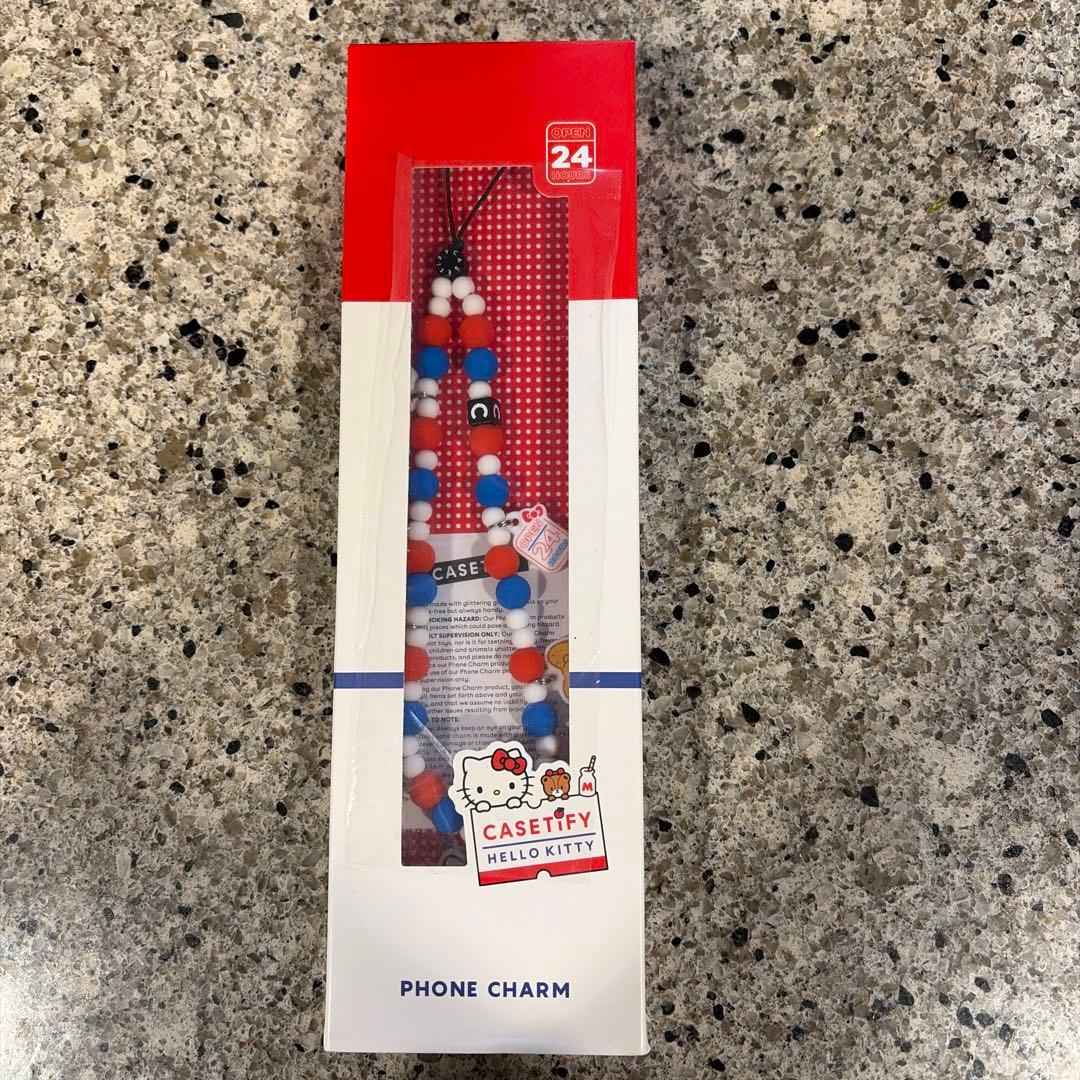 CASETiFY ハローキティ フォンチャーム　ストラップ CASETiFY ハローキティ フォンチャーム ストラップ CASETiFY Genuine