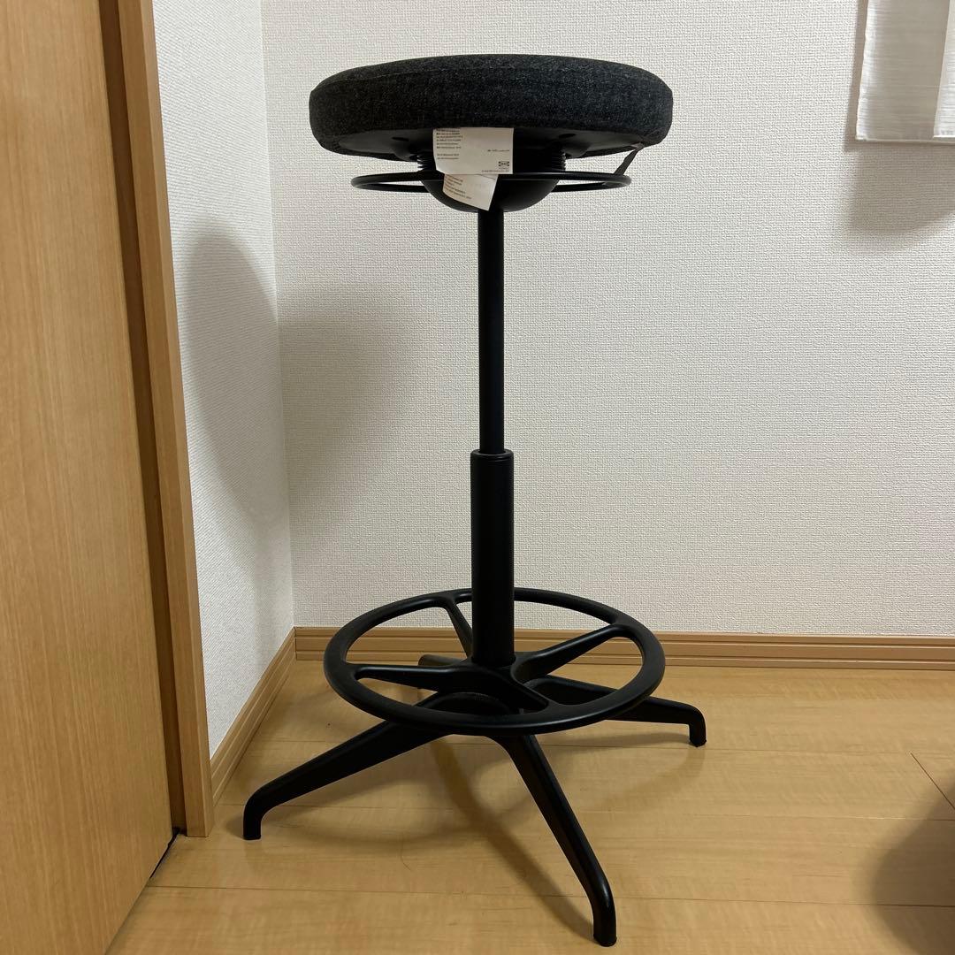 美品IKEA LIDKULLEN イケア リドクレン　昇降チェア LIDKULLEN Sit/stand support, Gunnared dark gray - IKEA