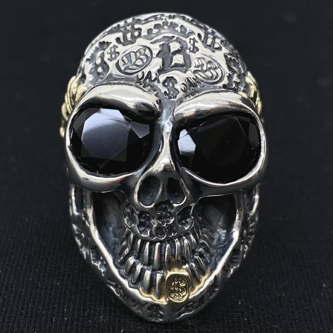 Bill Wall Leather カスタム K18マスタースカルリング 25号 - メルカリ