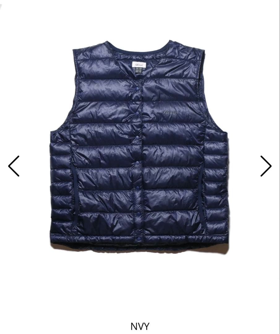 お値下げ中　インナーダウンベスト　ナンガ ヒノックリップストップ インナーダウンベスト – NANGA ONLINE SHOP