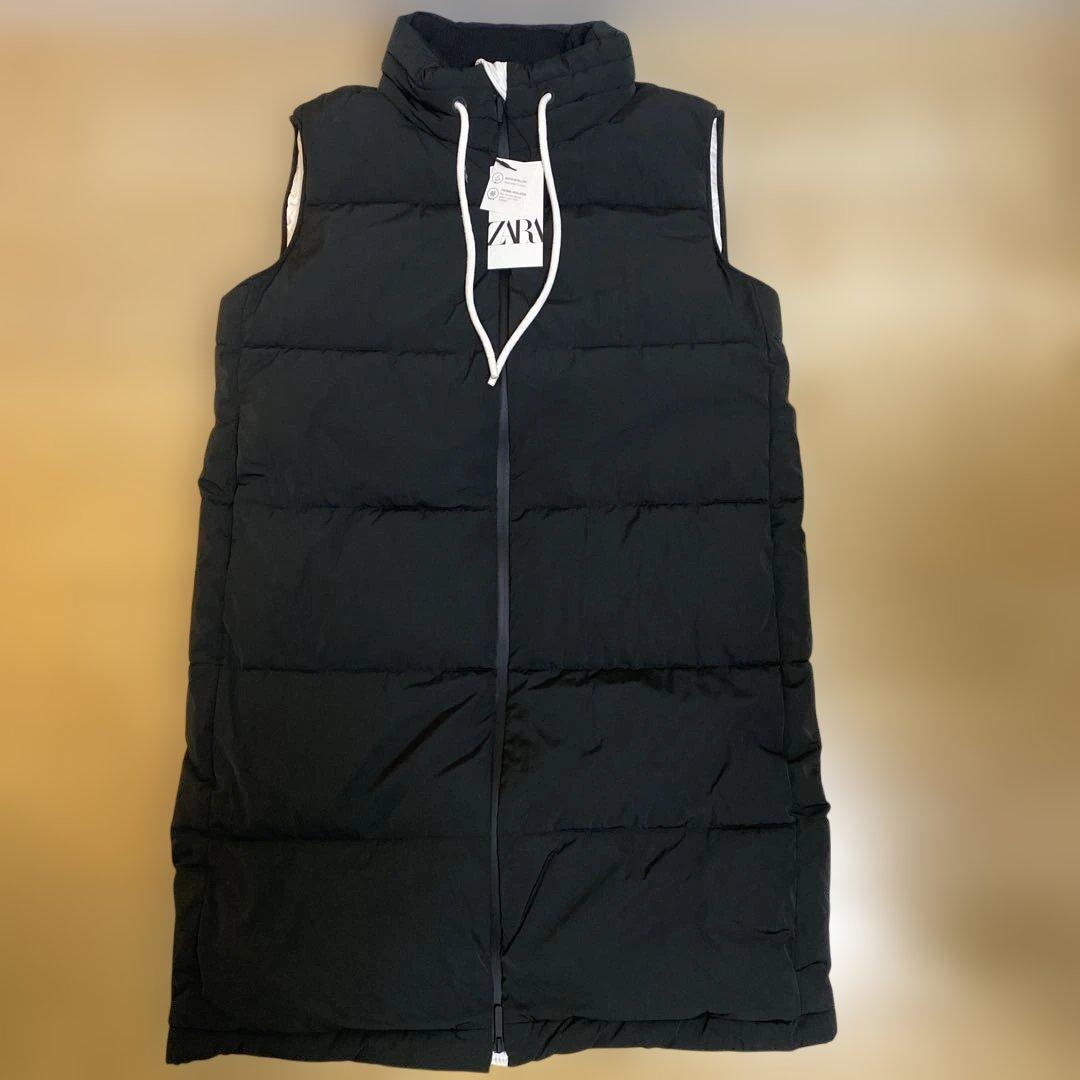 ZARA ZW collection ロングダウンベストレディースM新品タグ付き