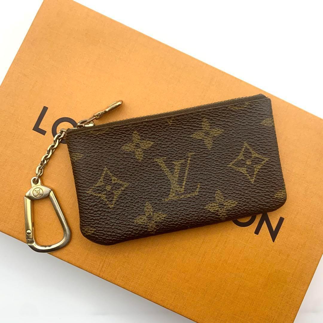 ✨美品✨ルイヴィトン ポシェットクレ ケース 小銭入れ チェーン 財布 茶 LOUIS VUITTON（ルイ・ヴィトン） 【並行輸入品】 コインケース カード