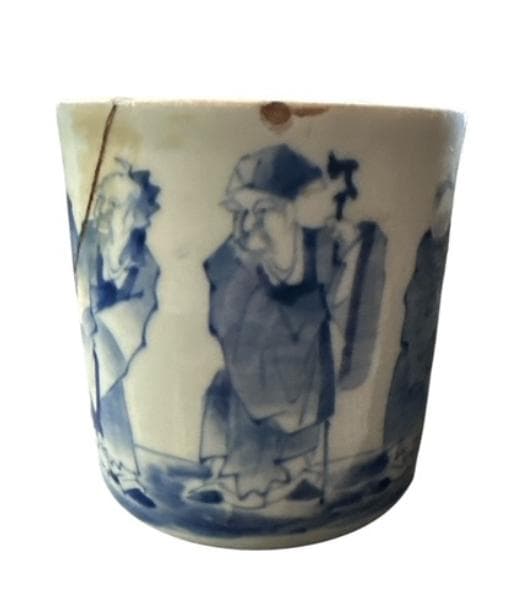 博物館展示品 竹林の七賢 唐 伊万里　古伊万里　壺　小壺　レトロ　アンティーク 古伊万里の飾り壺｜開運！なんでも鑑定団｜テレビ東京