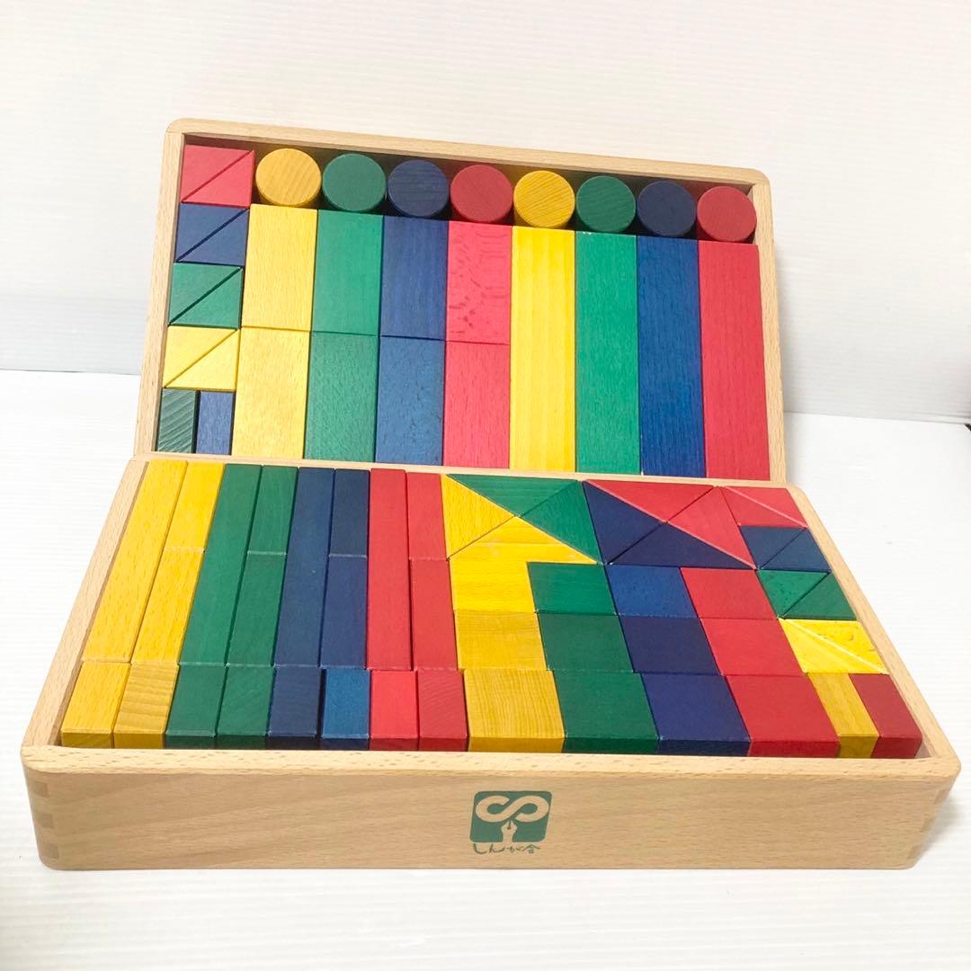 伸芽会 教材のつみき 木のおもちゃ 知育玩具 積み木 - メルカリ