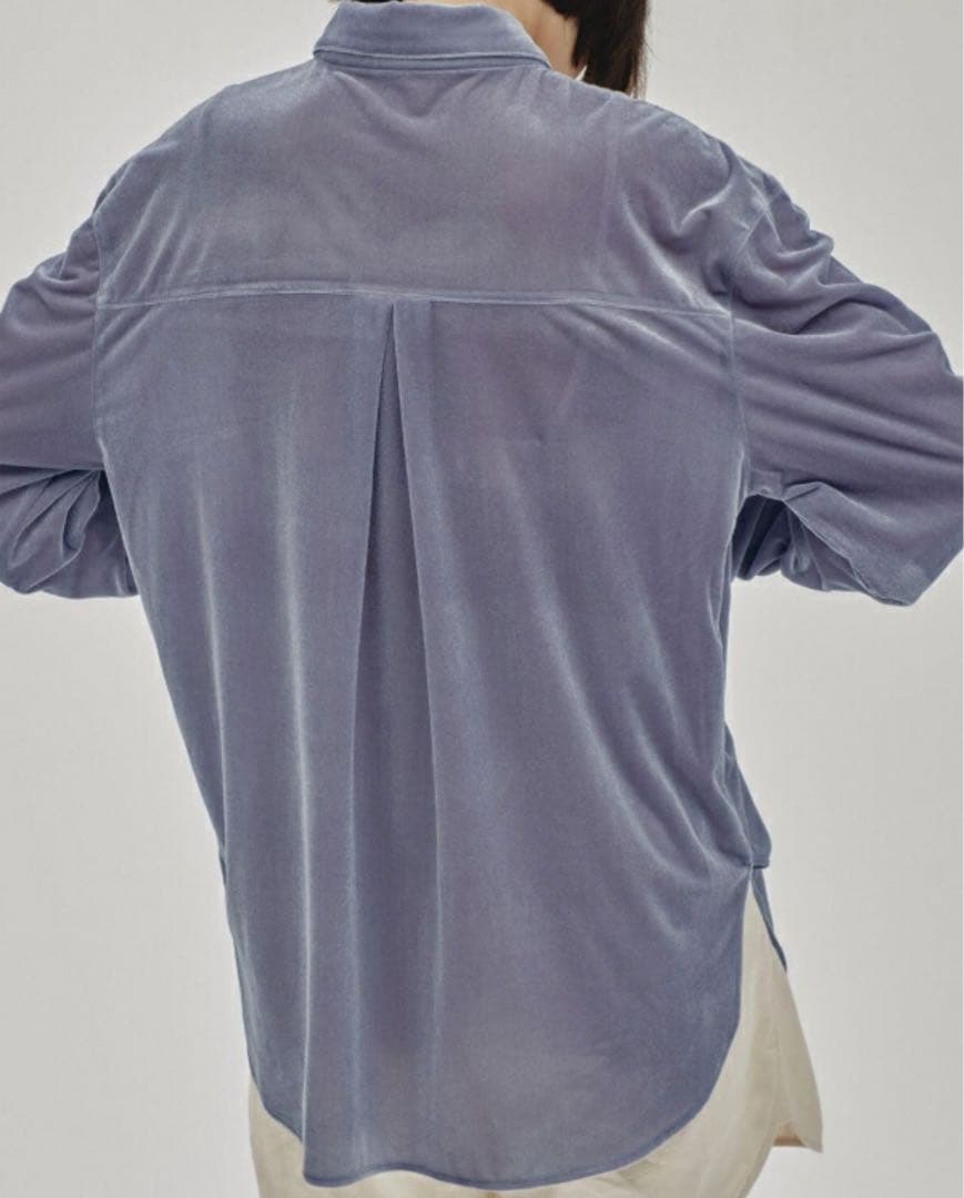 TODAYFUL Roundhem Velour Shirts ベロアシャツ - メルカリ