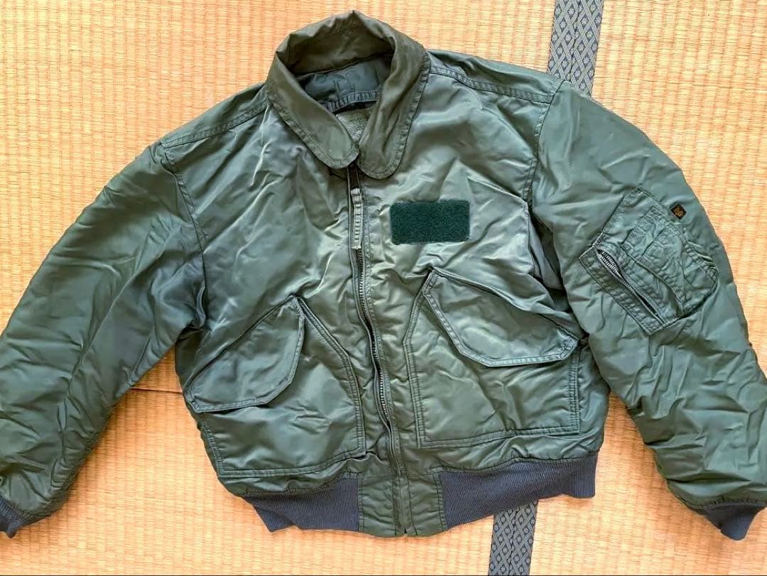 ©*️様 Alpha Industries CWU-45/Pフライトジャケット USA製 ALPHA INDUSTRIES CWU-45/P MIL-J-23230A フライトジャケット