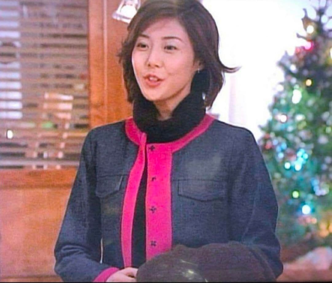 極美品】FENDI ノーカラーデニムジャケット やまとなでしこ 松嶋菜々子