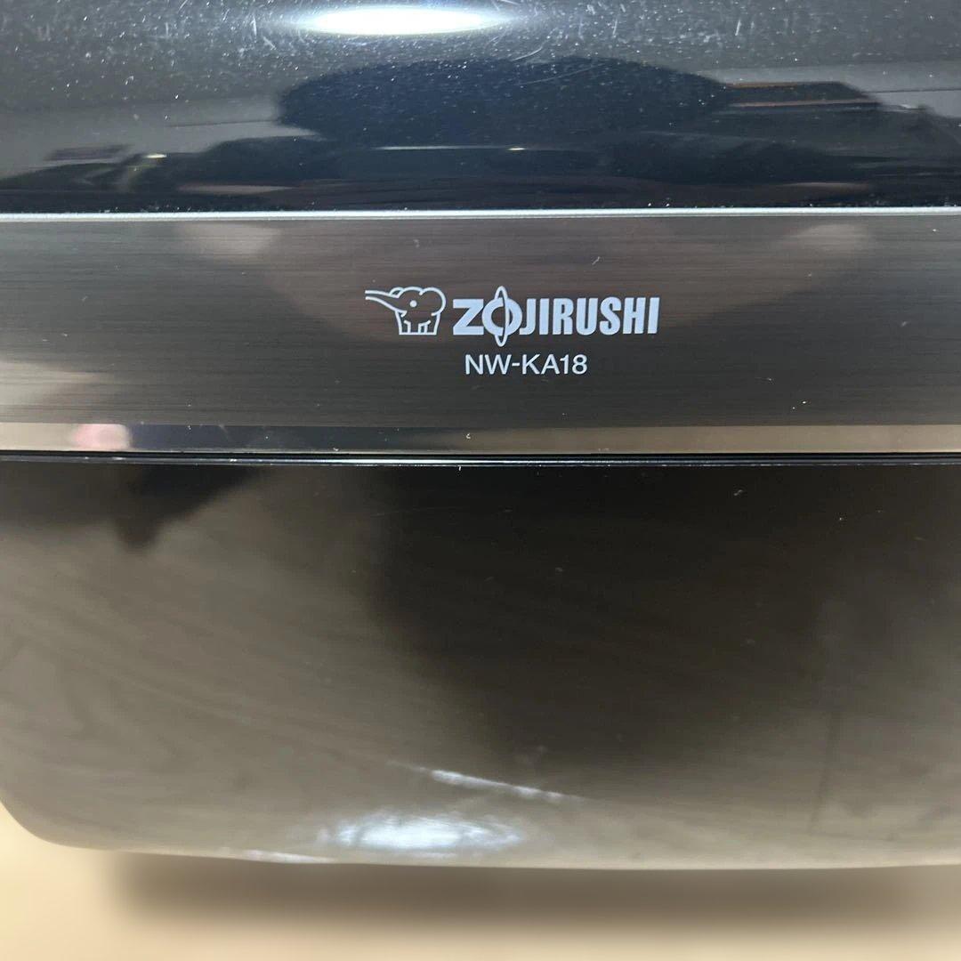 美品✨象印 炎舞炊き NW-KA18 1升炊炊飯器 保証書付 19年製 - 炊飯器