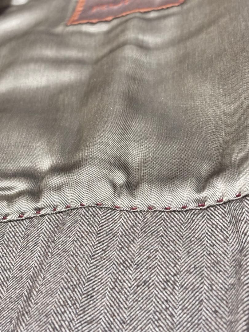 ルッフォ 最高峰フィンランドディアスキン 鹿革 ダブルライダース 44