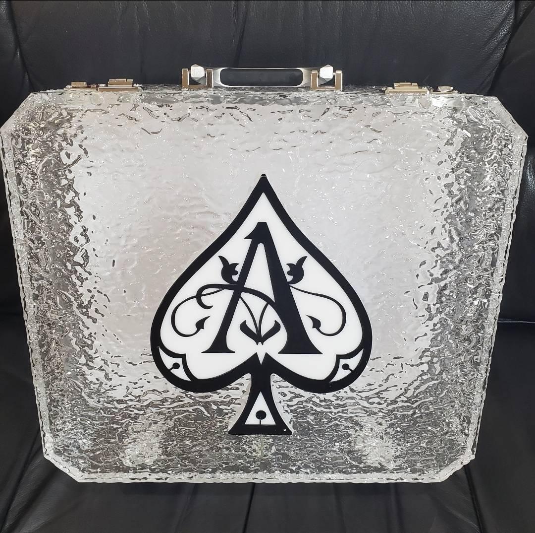 アルマンド ディスプレイ LED アタッシュ ケース シャンパン ライト