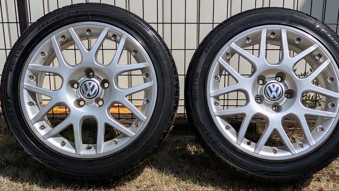 送料込み【フォルクスワーゲン】希少 BBS 17インチタイヤホイール 4本セット 送料込み【フォルクスワーゲン】希少 BBS 17インチタイヤホイール 4本