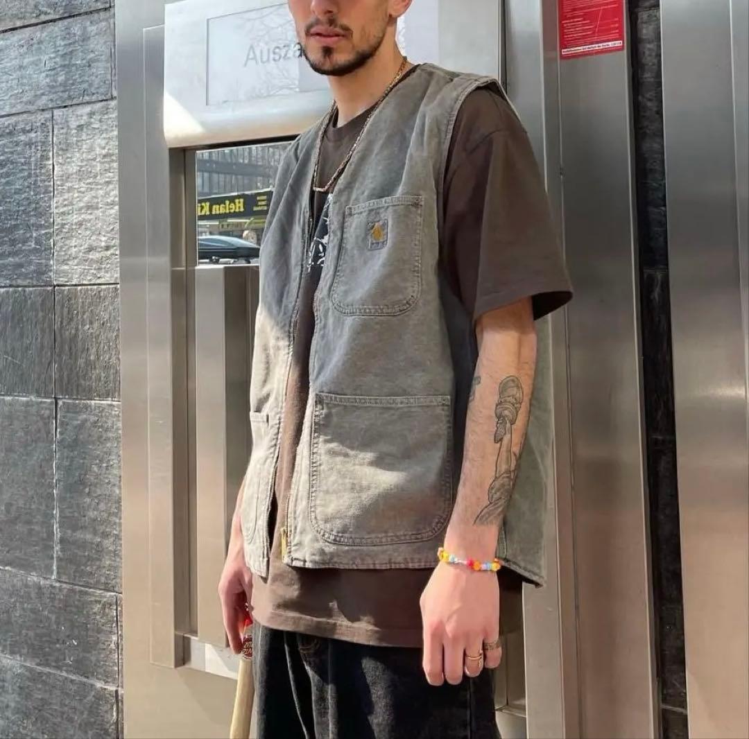 Carhartt wip ARBOR VEST コムドットやまと着用同型 Carhartt WIP Mens Arbor Vest – Extra Butter