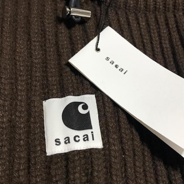 SACAI x CARHARTT ネックウォーマー 茶色 サカイ カーハート - メルカリ