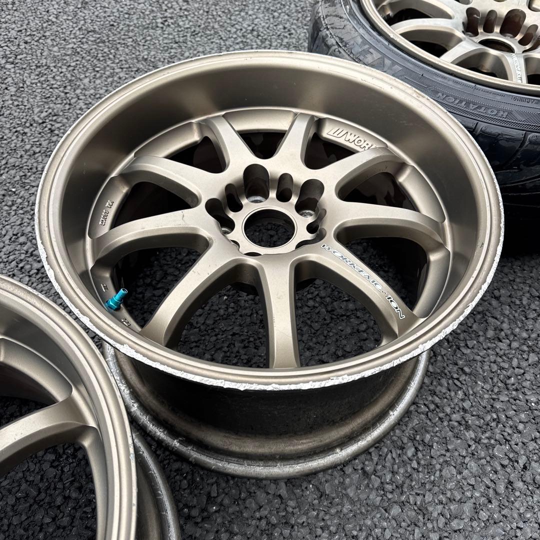 work xd9 9.5j 4本セット ブロンズ　17インチ　ツアラー シルビア