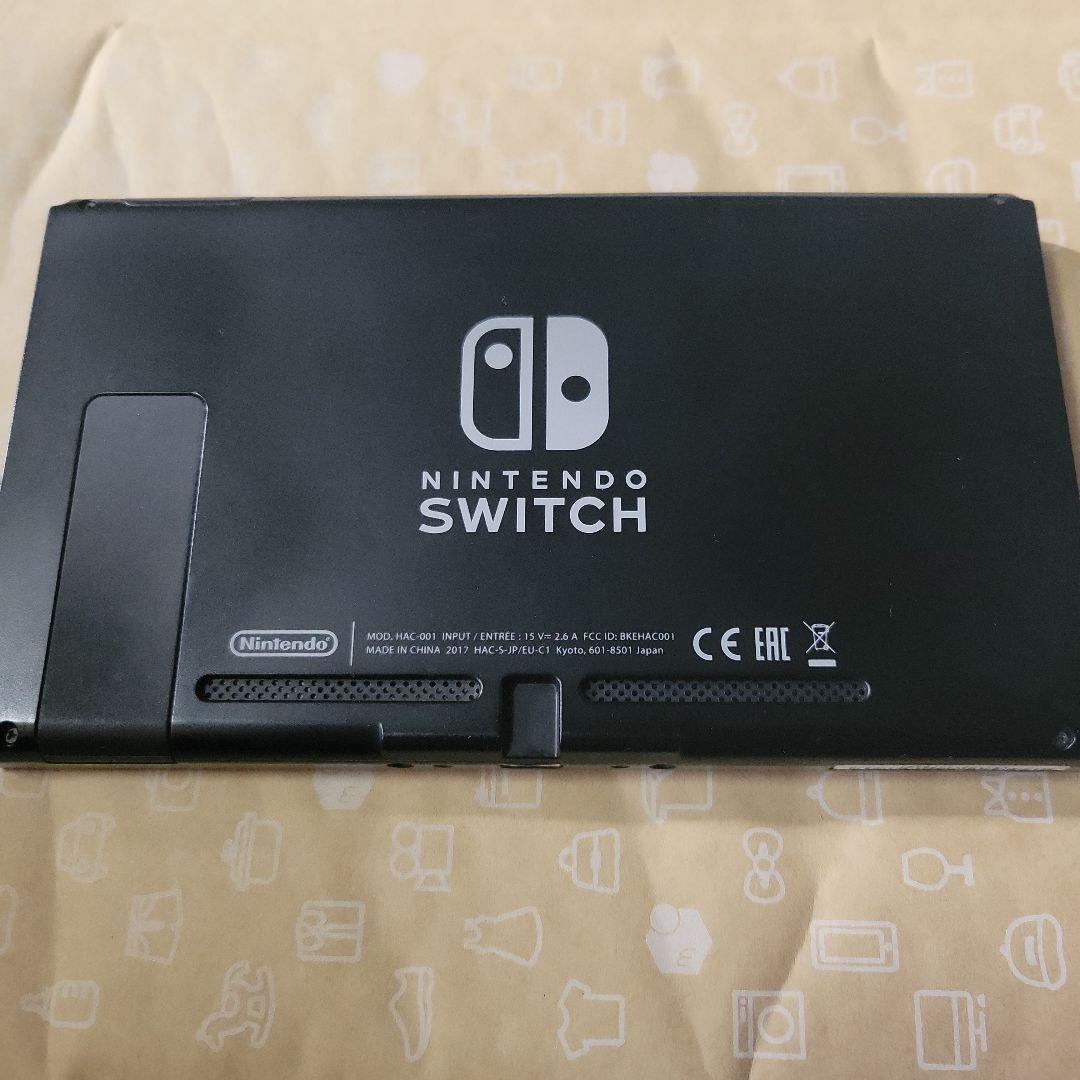【中古ゲーム機】初期型Nintendo Switch 本体+充電器のみ Nintendo Switch すぐに遊べるセット 純正アダプタ・ドック付き