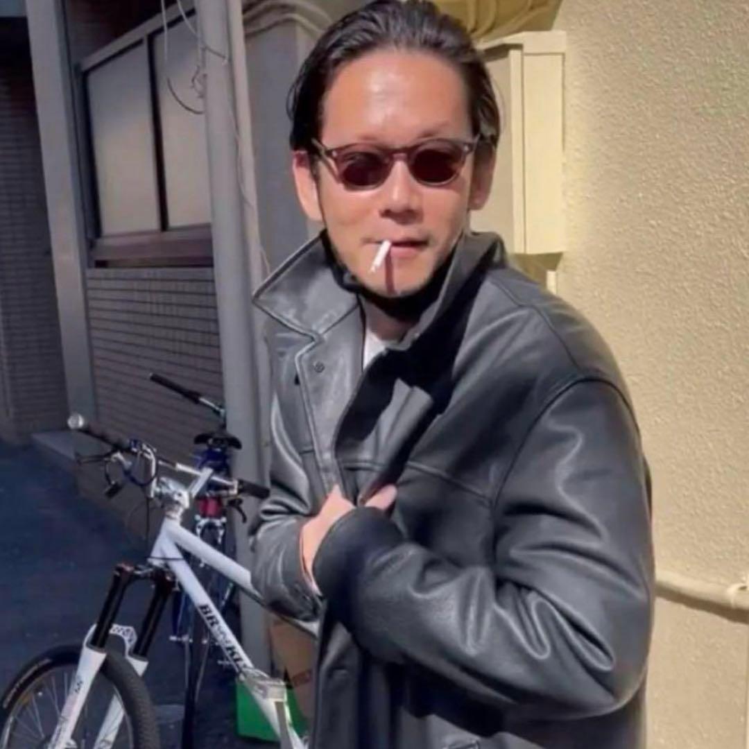 極美品】 old gap レザーカーコート 野村訓市氏着用 XSsize - メルカリ