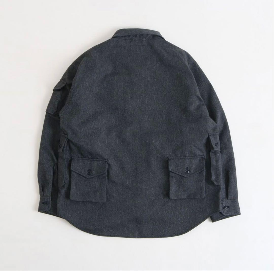 MODMNT モドメント テトロン／ツイード ユーティリティ CPO シャツ