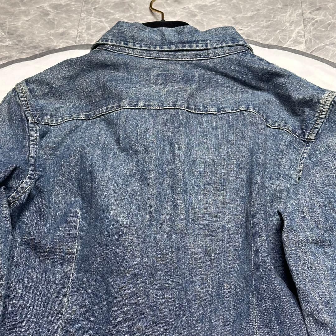 美品♡ラルフローレン デニムシャツ 長袖 ポニー刺繍 Ralph Lauren