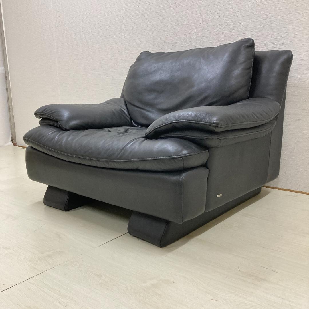 NATUZZI EDITIONS　ナツッジ　総革　一人掛けソファ イタリアNATUZZI Editions(ナツッジ エディションズ)のGELOSO 総皮革 3