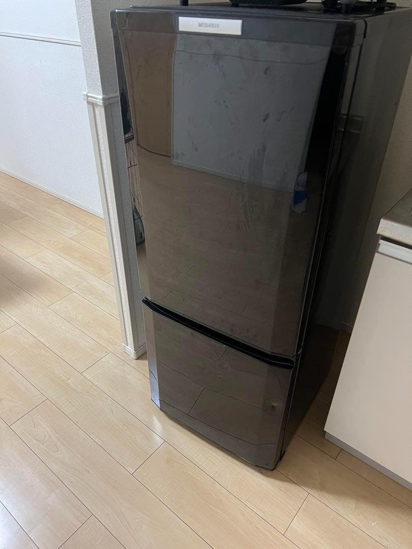 三菱 ノンフロン冷凍冷蔵庫 MR-P15X-B 一人暮らし向け 三菱（MITSUBISHI） MR P15M B 冷蔵庫 146L 右開き ブラック