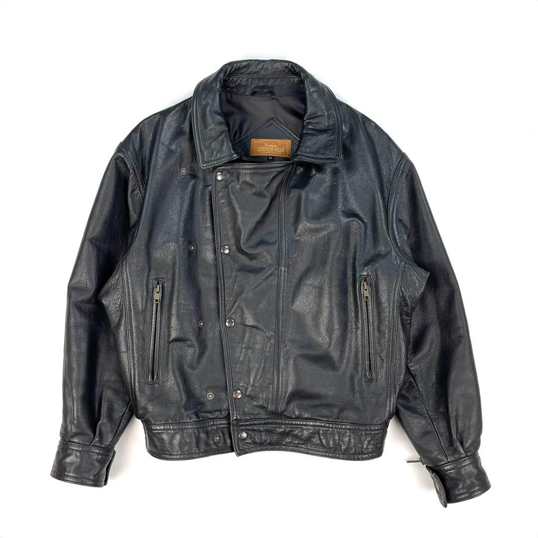 唯一無二】 80s レザージャケット M ブラック ヴィンテージ ライダース